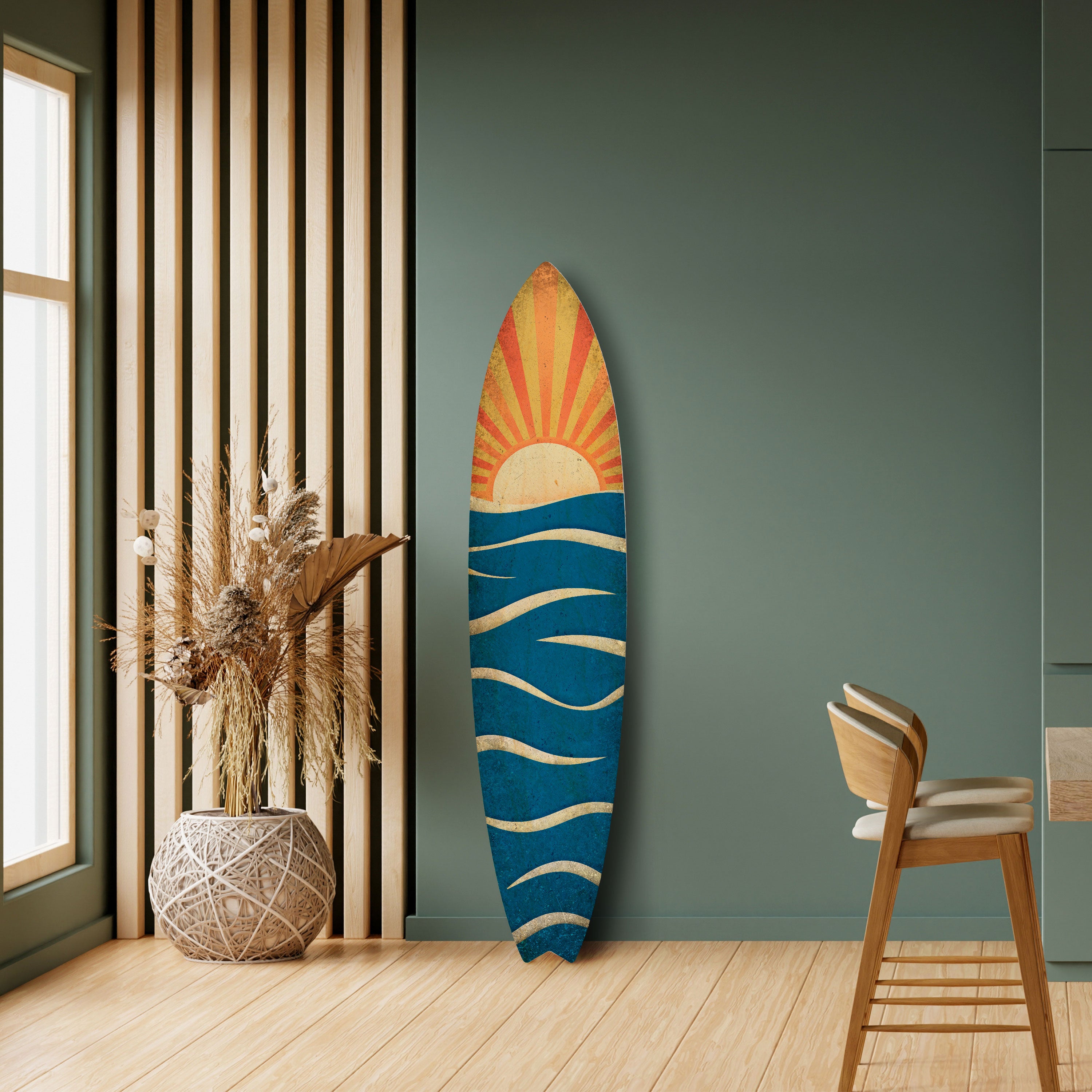 SUNNY SLIDE Deko-Surfboard