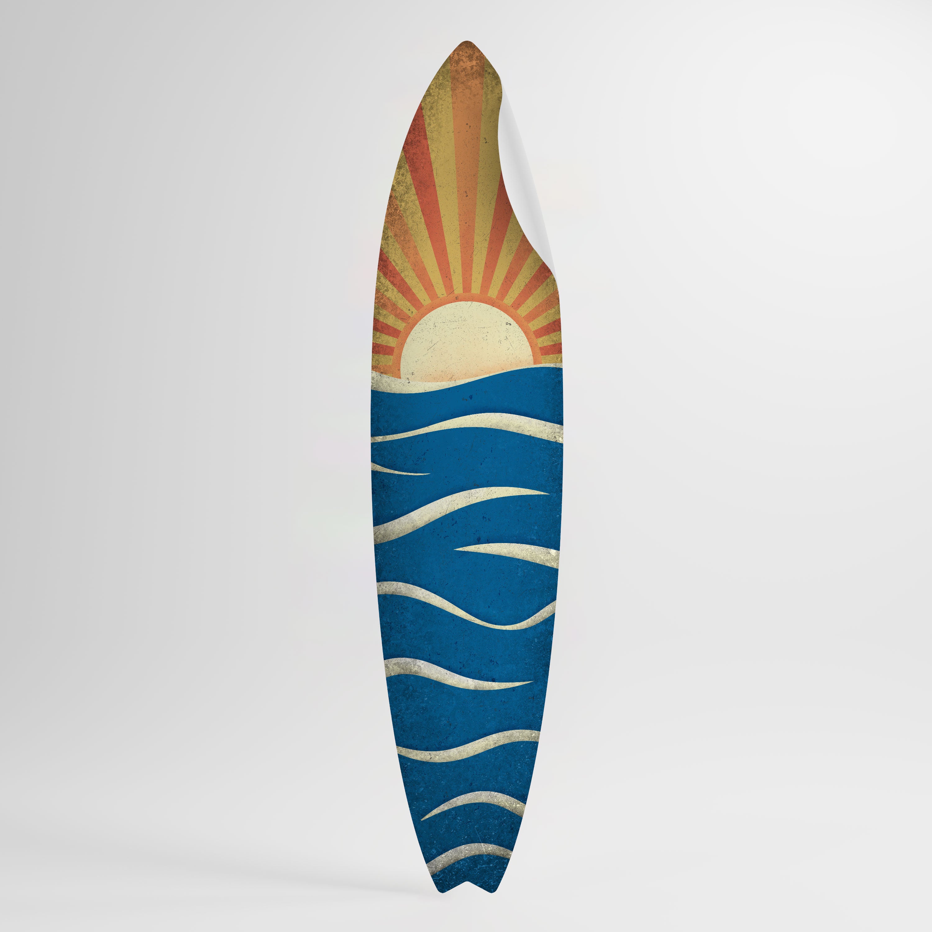SUNNY SLIDE Peel and Stick Surfboard Sticker