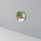 WILDERNESS DASH Ovales Kunstregal in Eiche-Optik