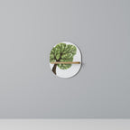 WILDERNESS DASH Ovales Kunstregal in Eiche-Optik