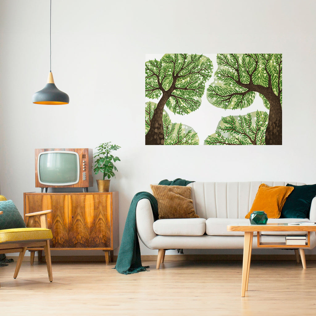 WILDERNESS DASH Selbstklebendes Horizontal-Poster