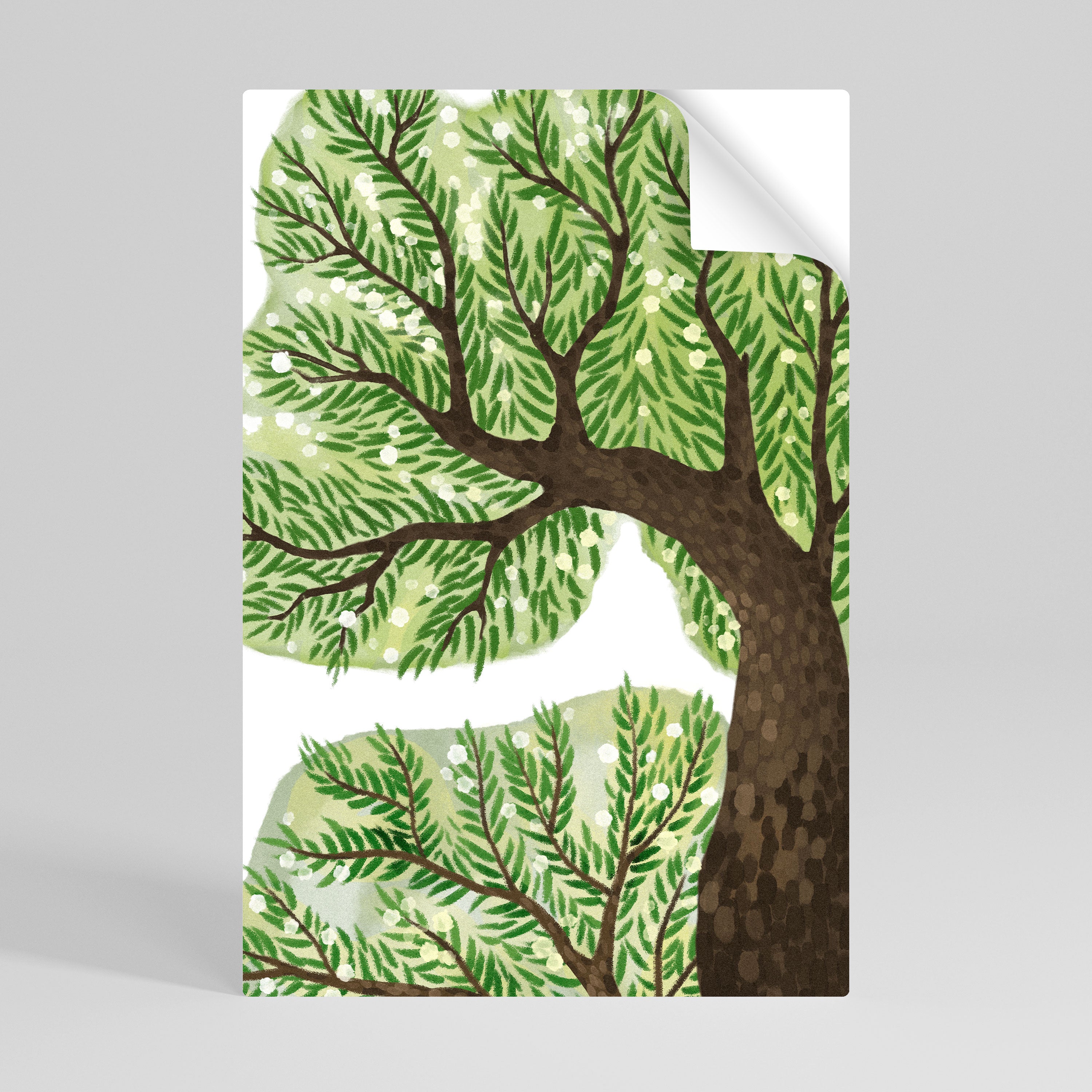 WILDERNESS DASH Selbstklebendes Poster - Hochformat