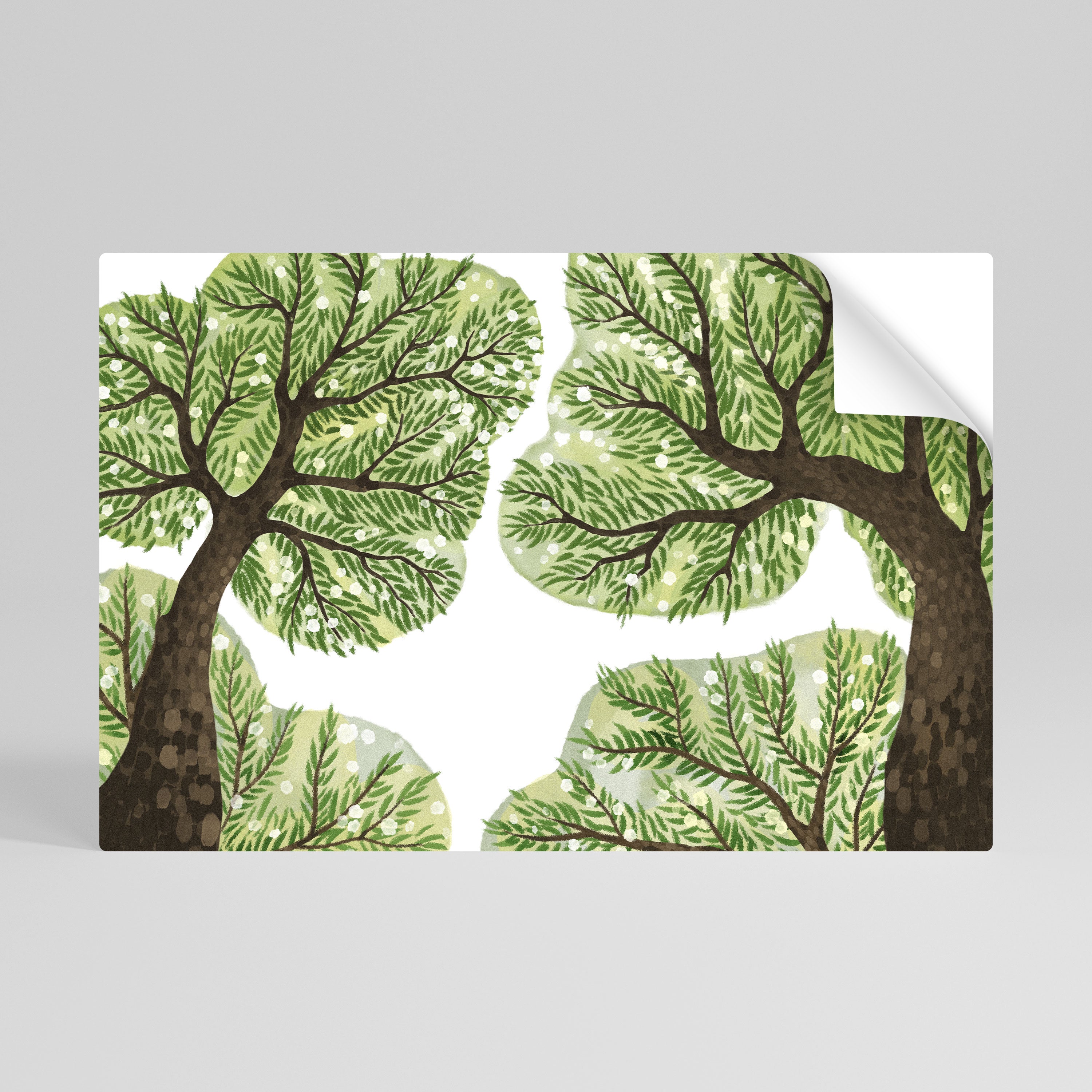 WILDERNESS DASH Selbstklebendes Horizontal-Poster