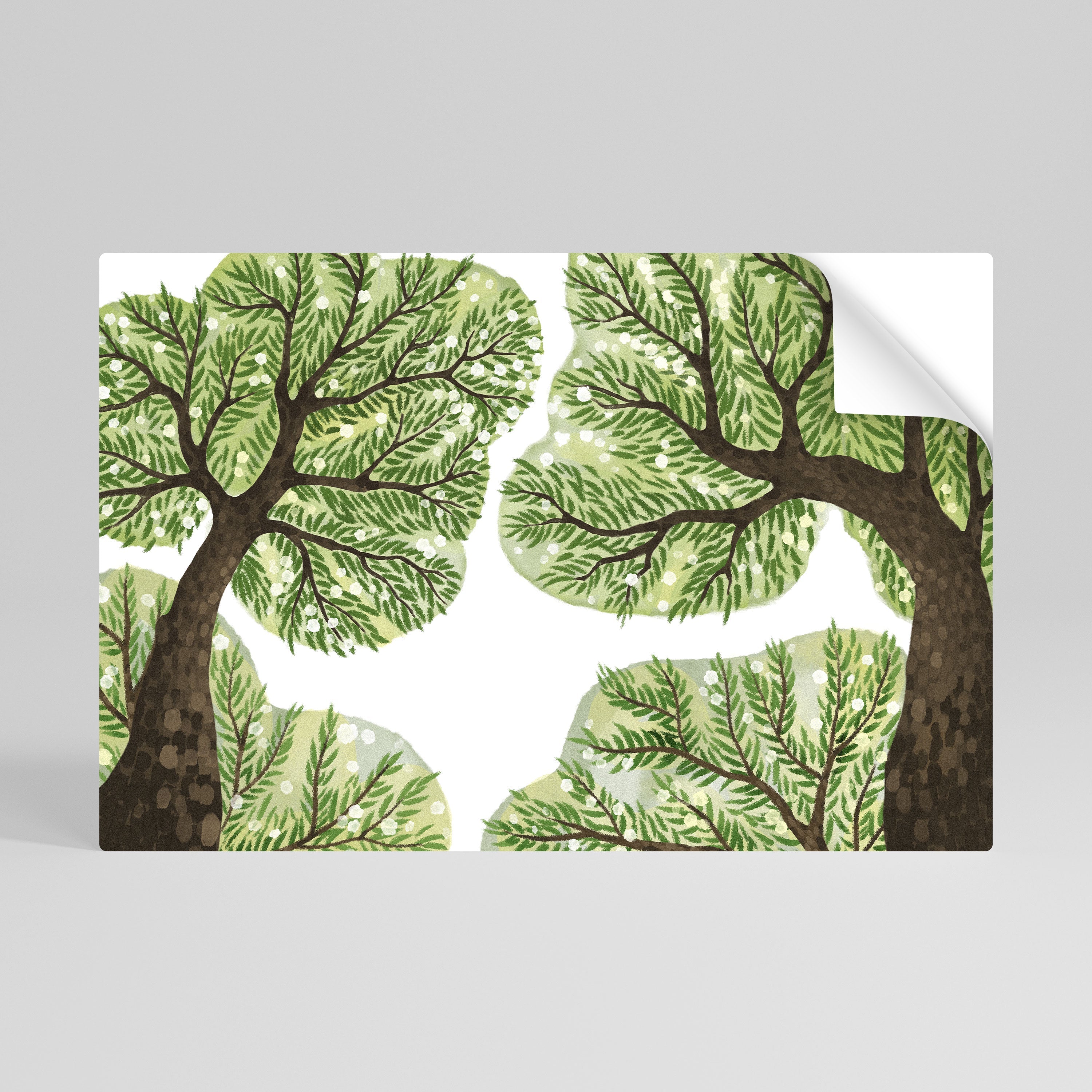 WILDERNESS DASH Selbstklebendes Horizontal-Poster