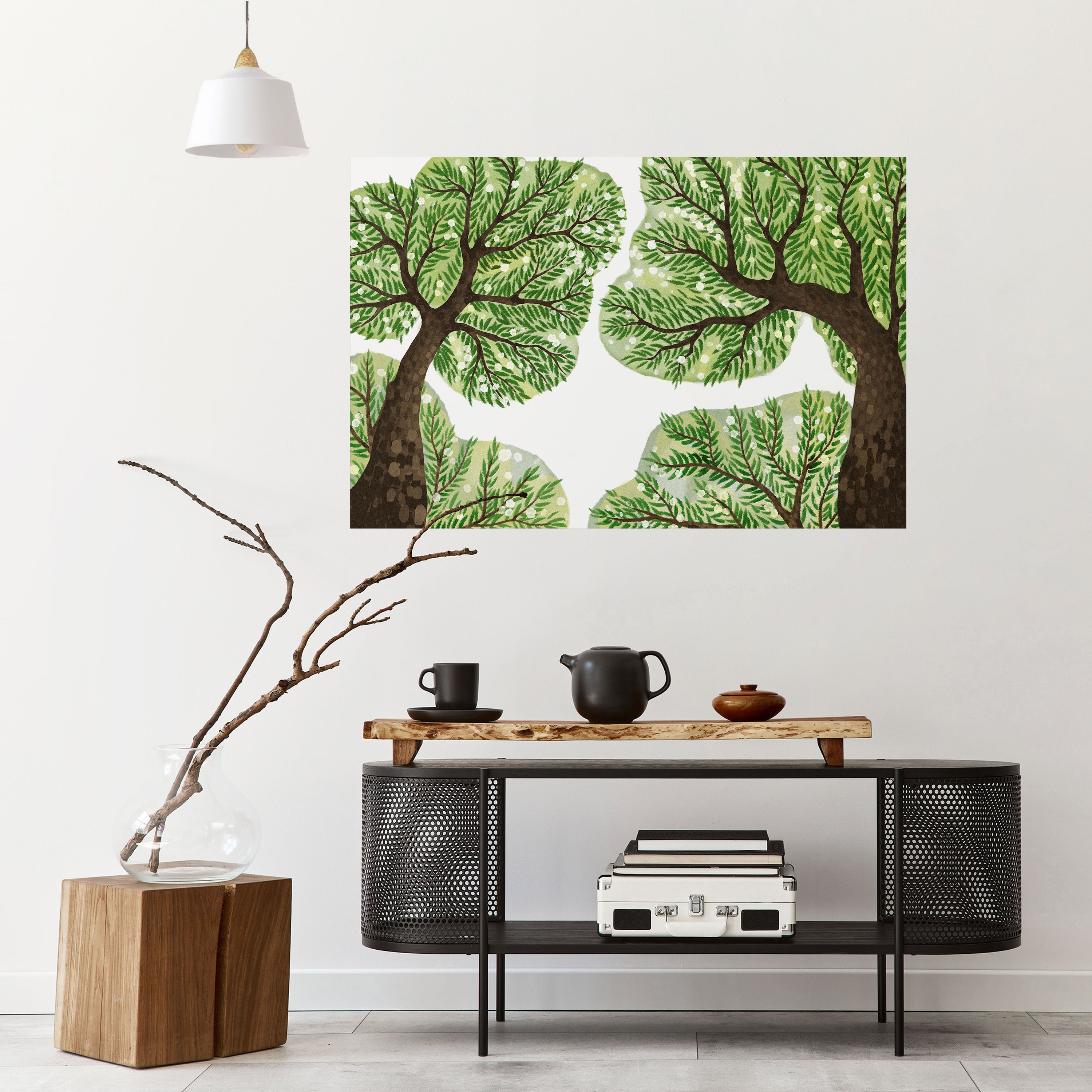 WILDERNESS DASH Selbstklebendes Horizontal-Poster