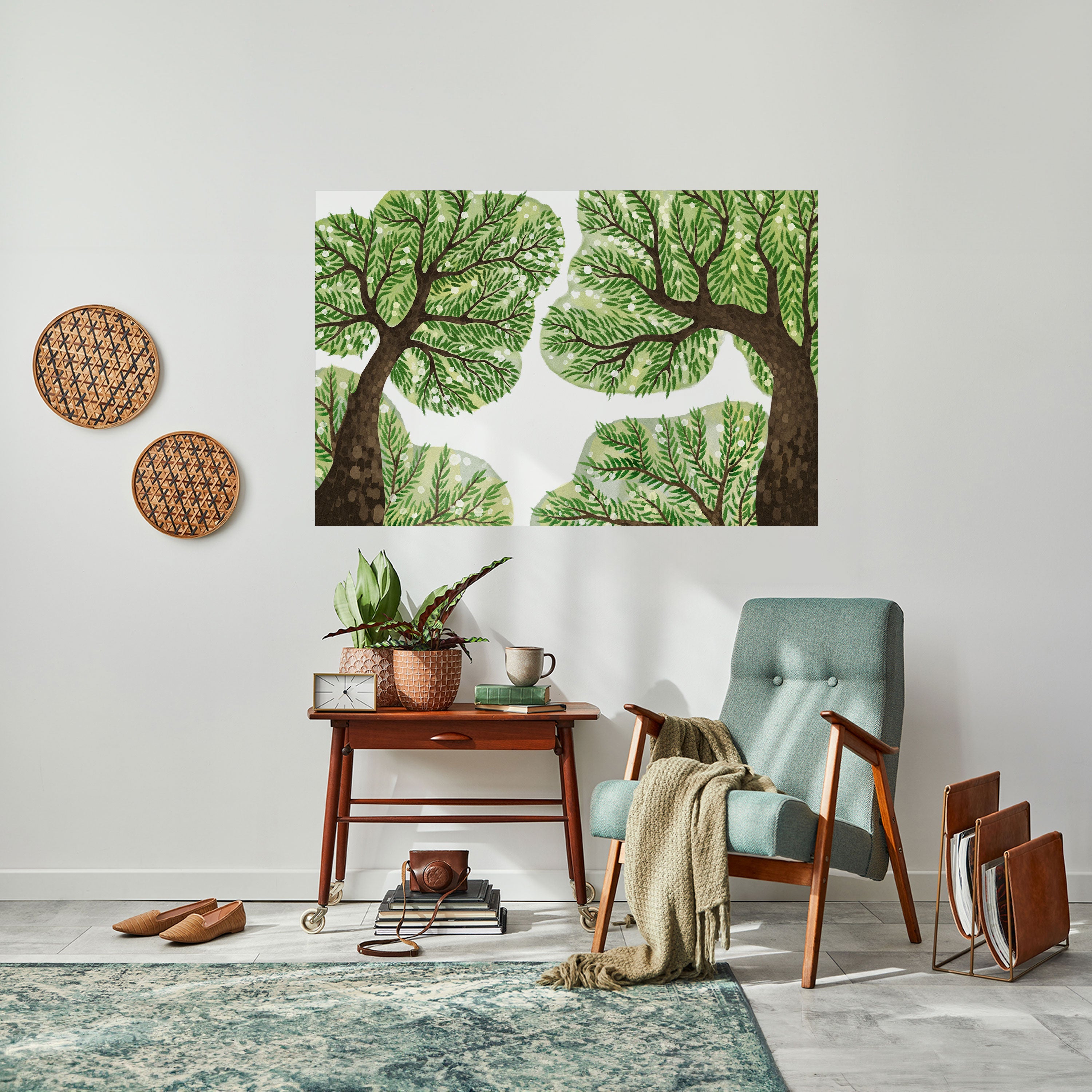 WILDERNESS DASH Selbstklebendes Horizontal-Poster