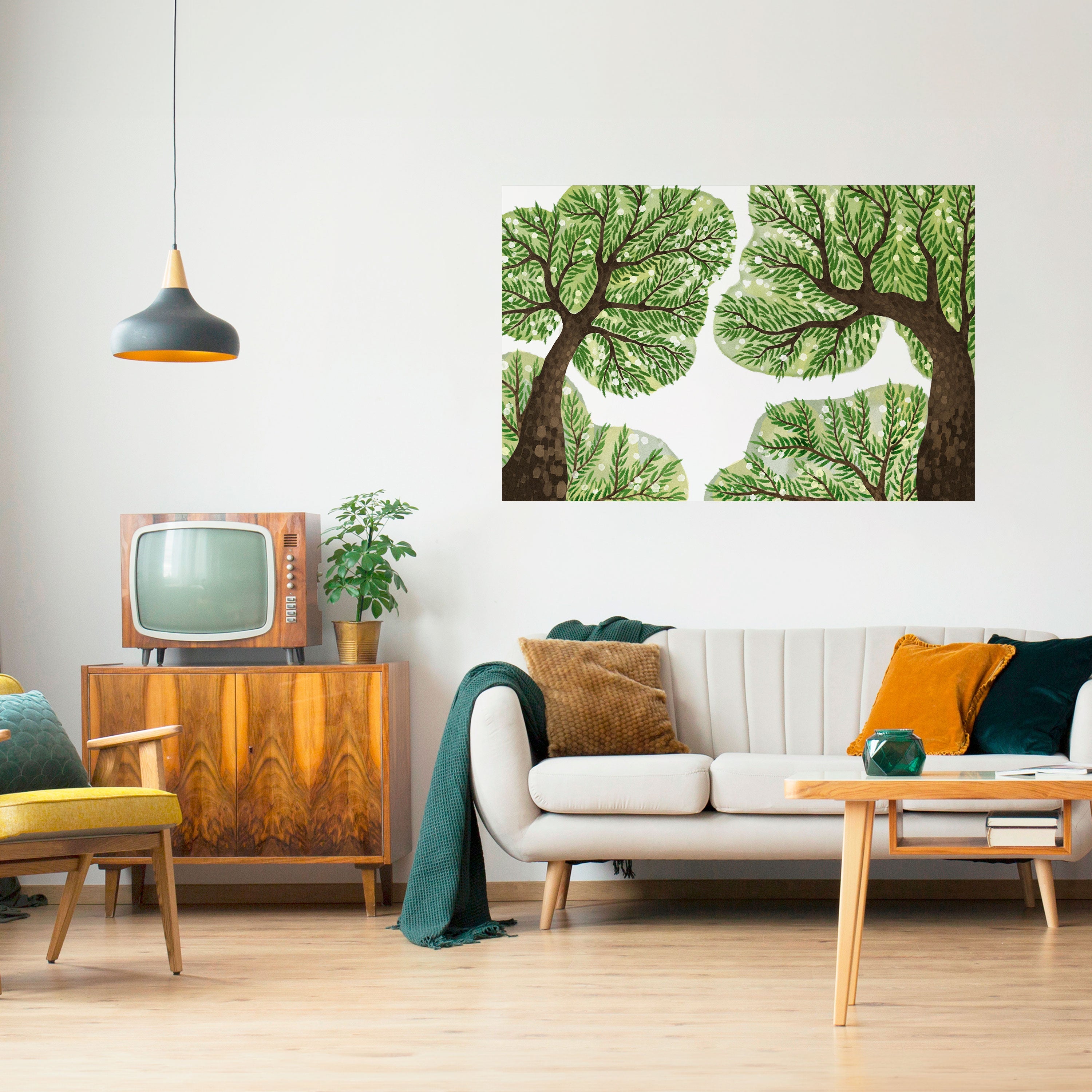 WILDERNESS DASH Selbstklebendes Horizontal-Poster