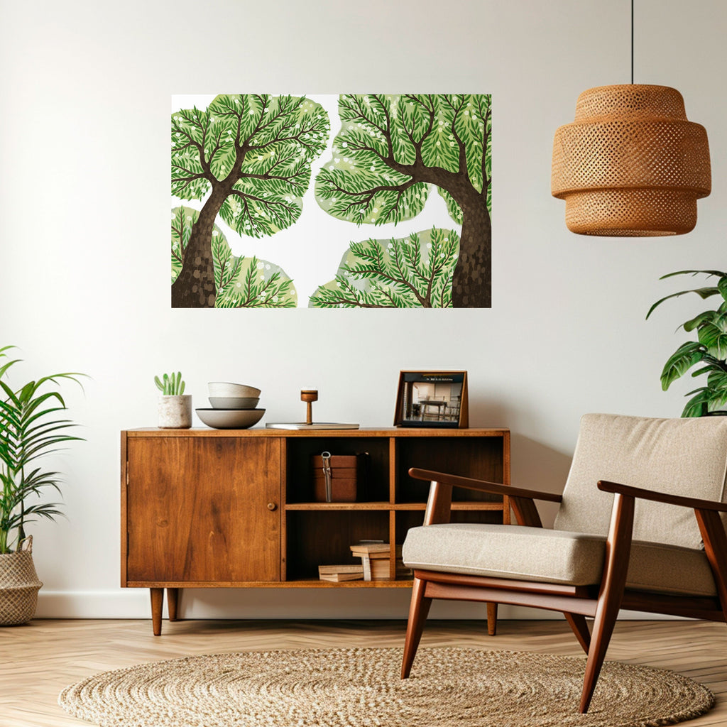 WILDERNESS DASH Selbstklebendes Horizontal-Poster