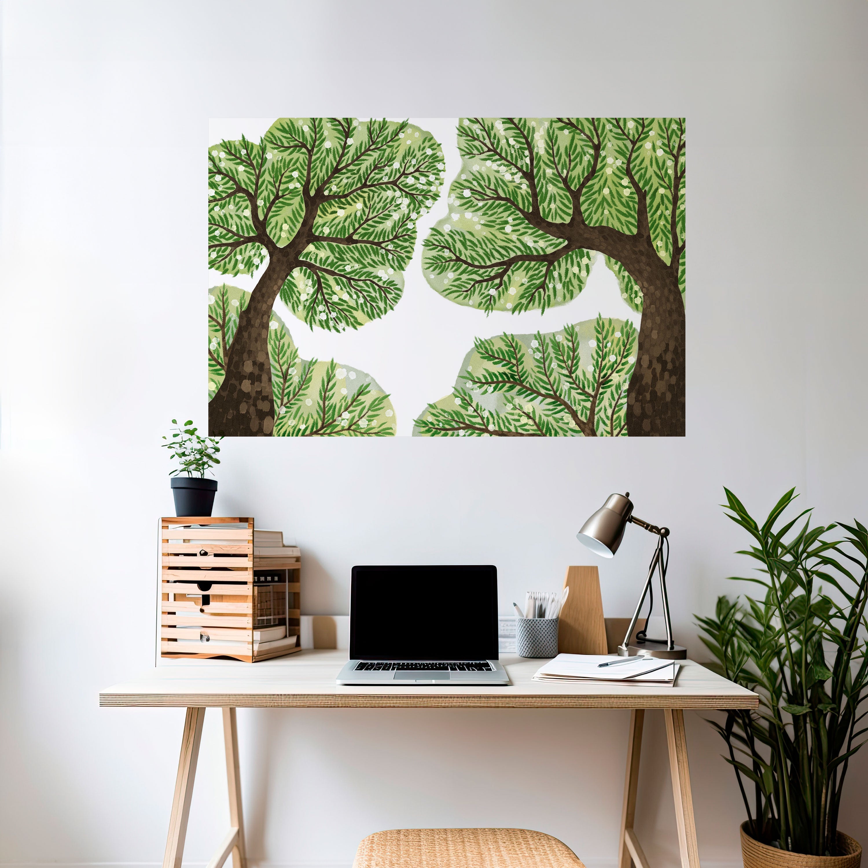 WILDERNESS DASH Selbstklebendes Horizontal-Poster