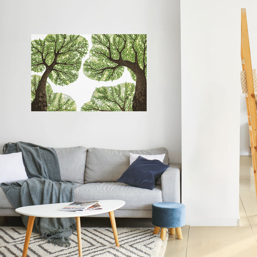 WILDERNESS DASH Selbstklebendes Horizontal-Poster