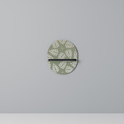 LEAVES ON GREEN Dekoratives Wandregal