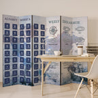 MORSE CODE 6-teiliger Paravent