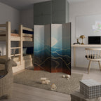 LUNAR SECRETS Dekorativer Paravent - 4-teilig