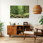 TRANQUIL STONES AND STREAMS Selbstklebendes Horizontal-Poster