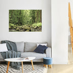 TRANQUIL STONES AND STREAMS Selbstklebendes Horizontal-Poster