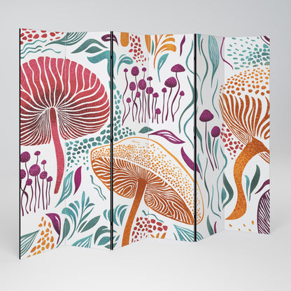 FUNGUS FANTASY 6-teiliger Paravent