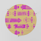 SKATEBOARD ARTISTRY Couchtisch Ø 69 cm