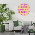 SKATEBOARD ARTISTRY Runde Wanddekoration Ø 69 cm