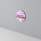 SKATEBOARD SKETCH Ovales Kunstregal in Eiche-Optik