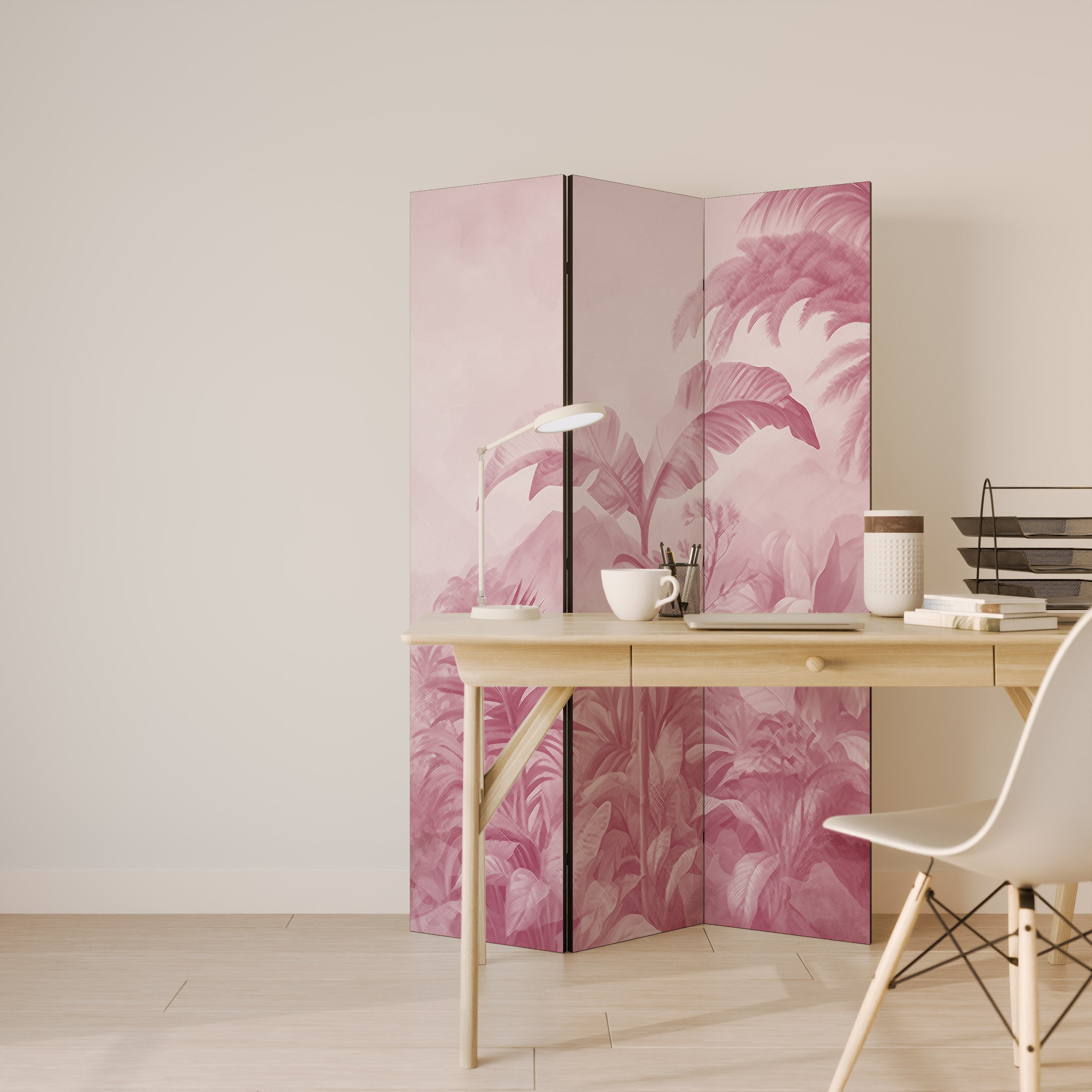 SWEET TROPICS Dekorativer 3-teiliger Raumteiler