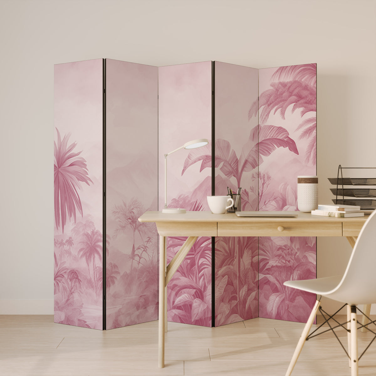 SWEET TROPICS 5-teiliger Paravent