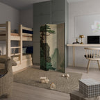 VERDURE ABYSS Dekorativer Paravent - 3-teilig