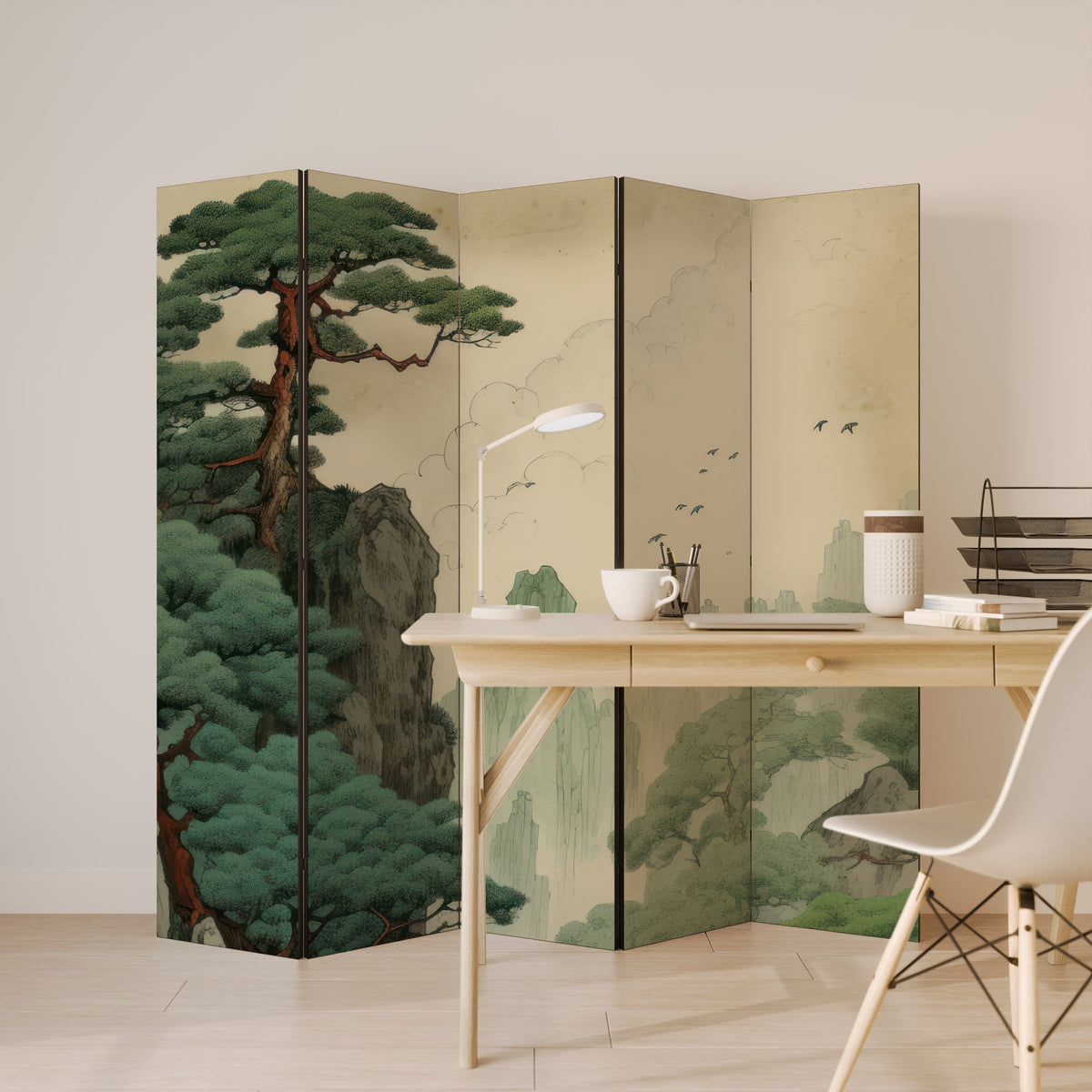 VERDURE ABYSS 5-teiliger Paravent