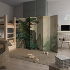 VERDURE ABYSS Dekorativer Paravent - 6-teilig