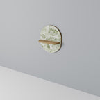 FENNEL BALDACHIN Ovales Kunstregal in Eiche-Optik