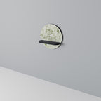 FENNEL BALDACHIN Rundes Kunstregal in Schwarz