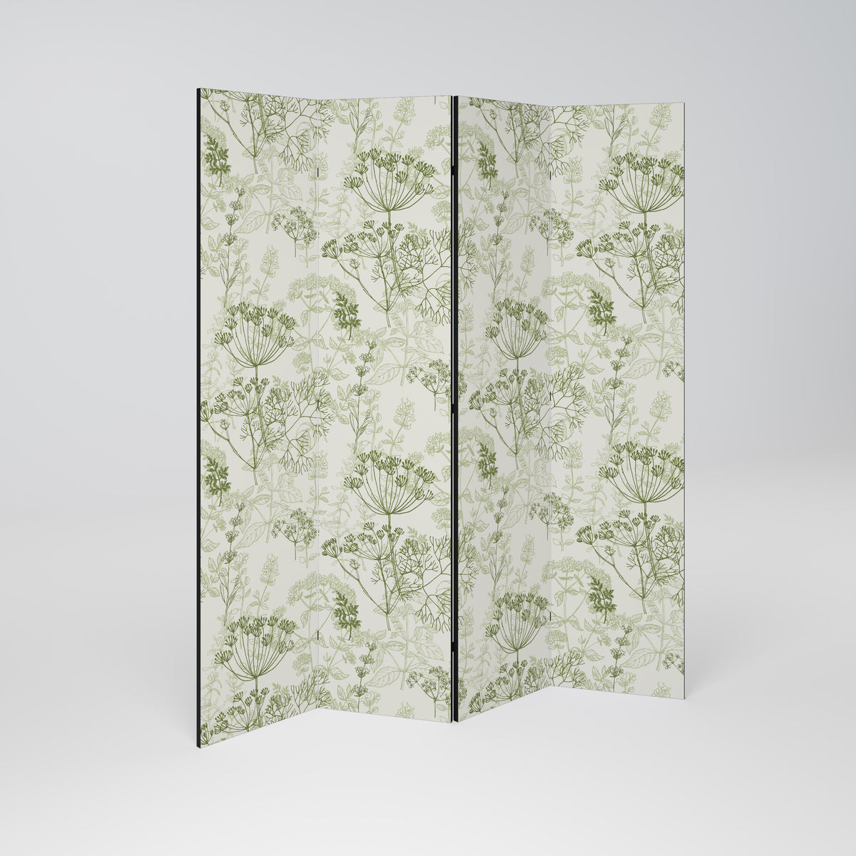 FENNEL BALDACHIN 4-teiliger Paravent