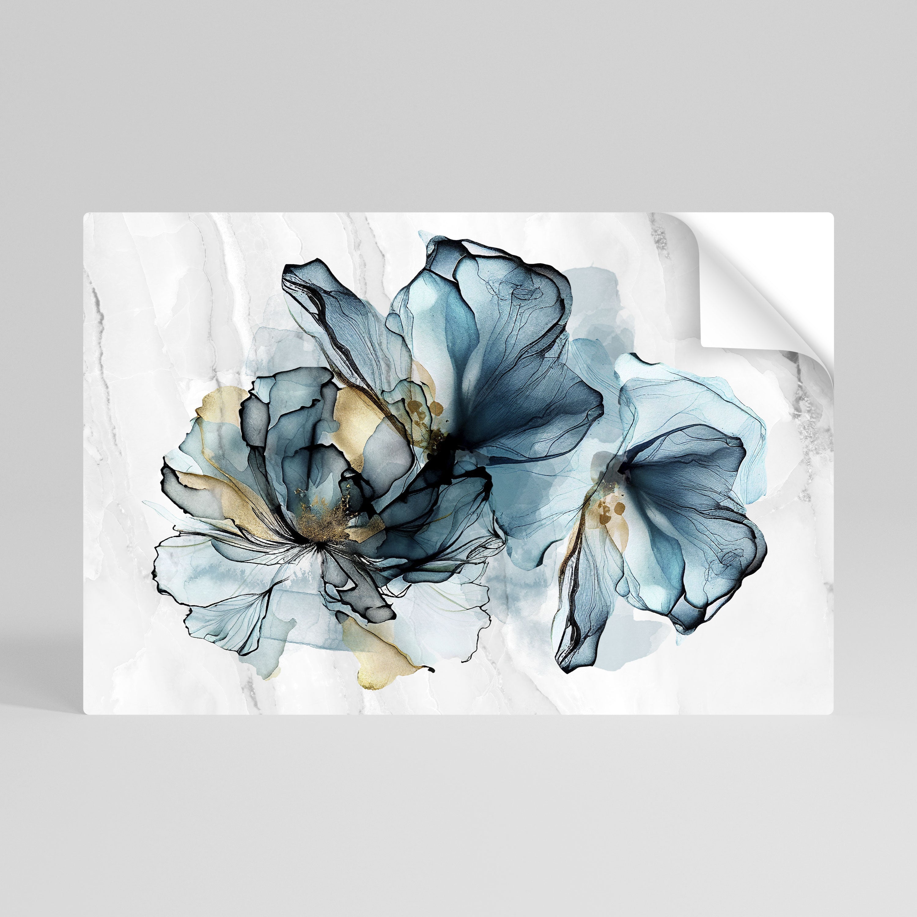 ELEGANT AQUARELLE Selbstklebendes Horizontal-Poster