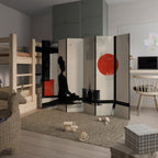 RED SUNSATION Dekorativer Paravent - 6-teilig