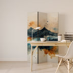 OMINOUS MOUNTAINS Dekorativer Paravent - 3-teilig