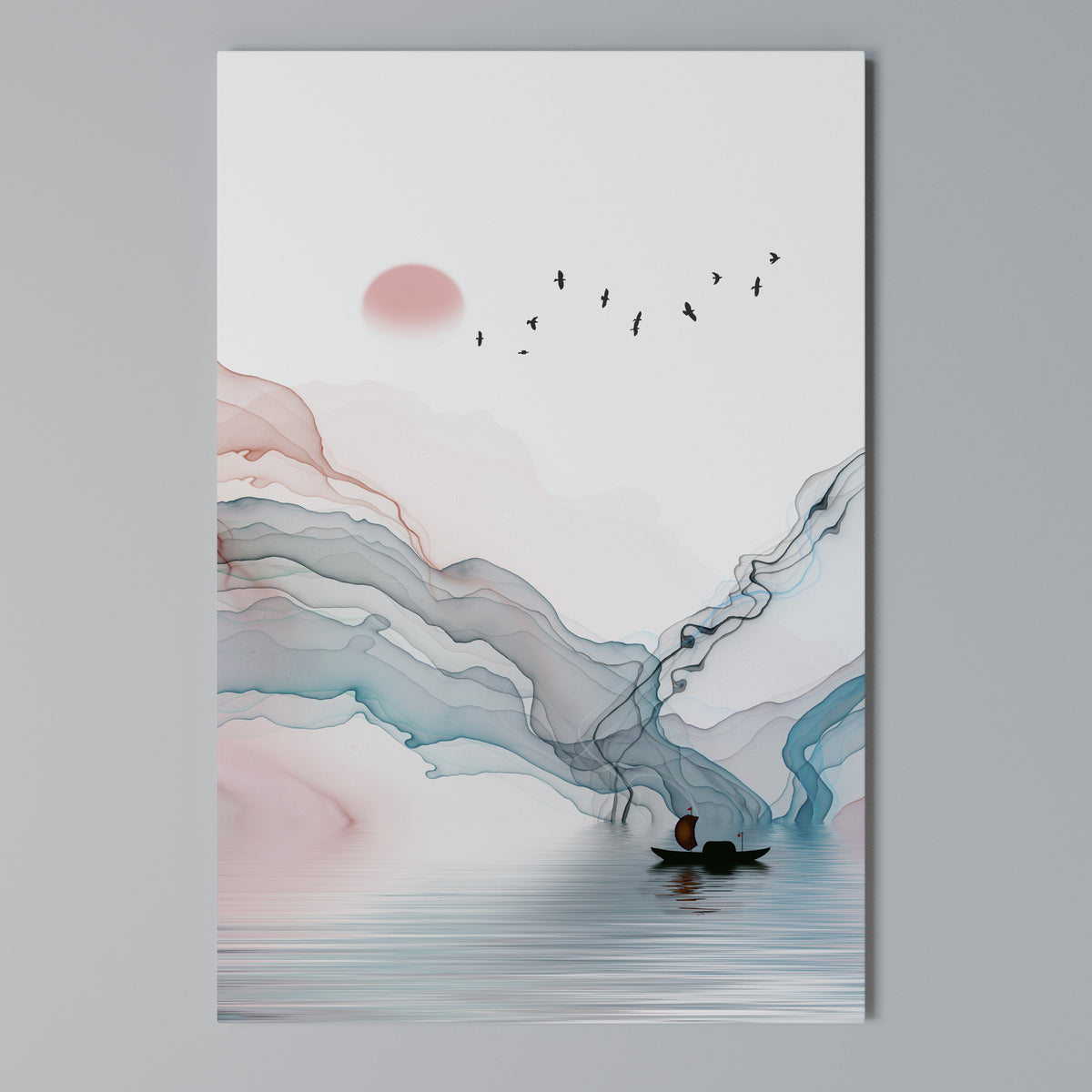 VELVET CROSSING Vertical Canvas Print