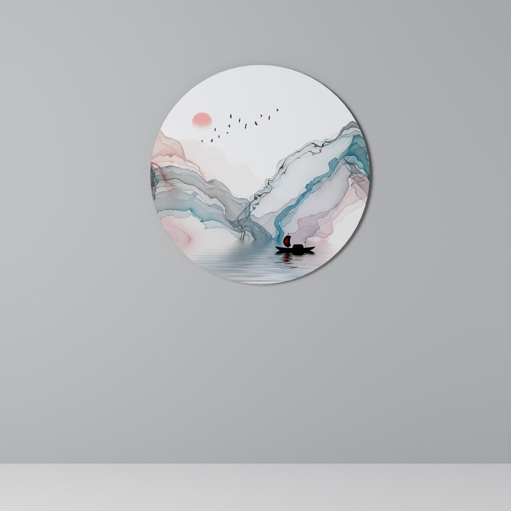 VELVET CROSSING Runde Wanddekoration Ø 69 cm