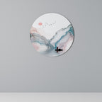 VELVET CROSSING Runde Wanddekoration Ø 69 cm