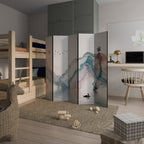 VELVET CROSSING Dekorativer Paravent - 5-teilig