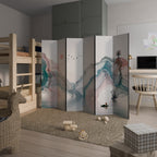 VELVET CROSSING Dekorativer Paravent - 6-teilig