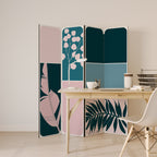 COMBINATION OF SHAPES Dekorativer Paravent - 4-teilig