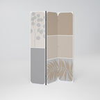 TROPICAL SHAPES Dekorativer Paravent - 3-teilig