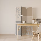 TROPICAL SHAPES Dekorativer Paravent - 3-teilig