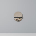 MACHINARIUM MACHINES Ovales Kunstregal in Schwarz