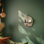 MACHINARIUM MACHINES Ovales Kunstregal in Schwarz