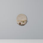 MACHINARIUM MACHINES Oval Art Shelf In Oak Effect