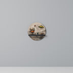 MACHINARIUM MACHINES Rundes Kunstregal in Schwarz