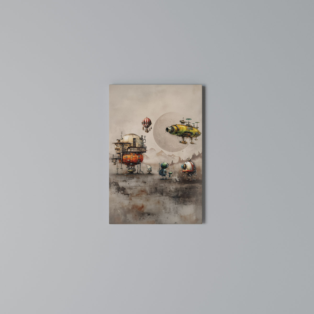 MACHINARIUM MACHINES Vertical Canvas Print