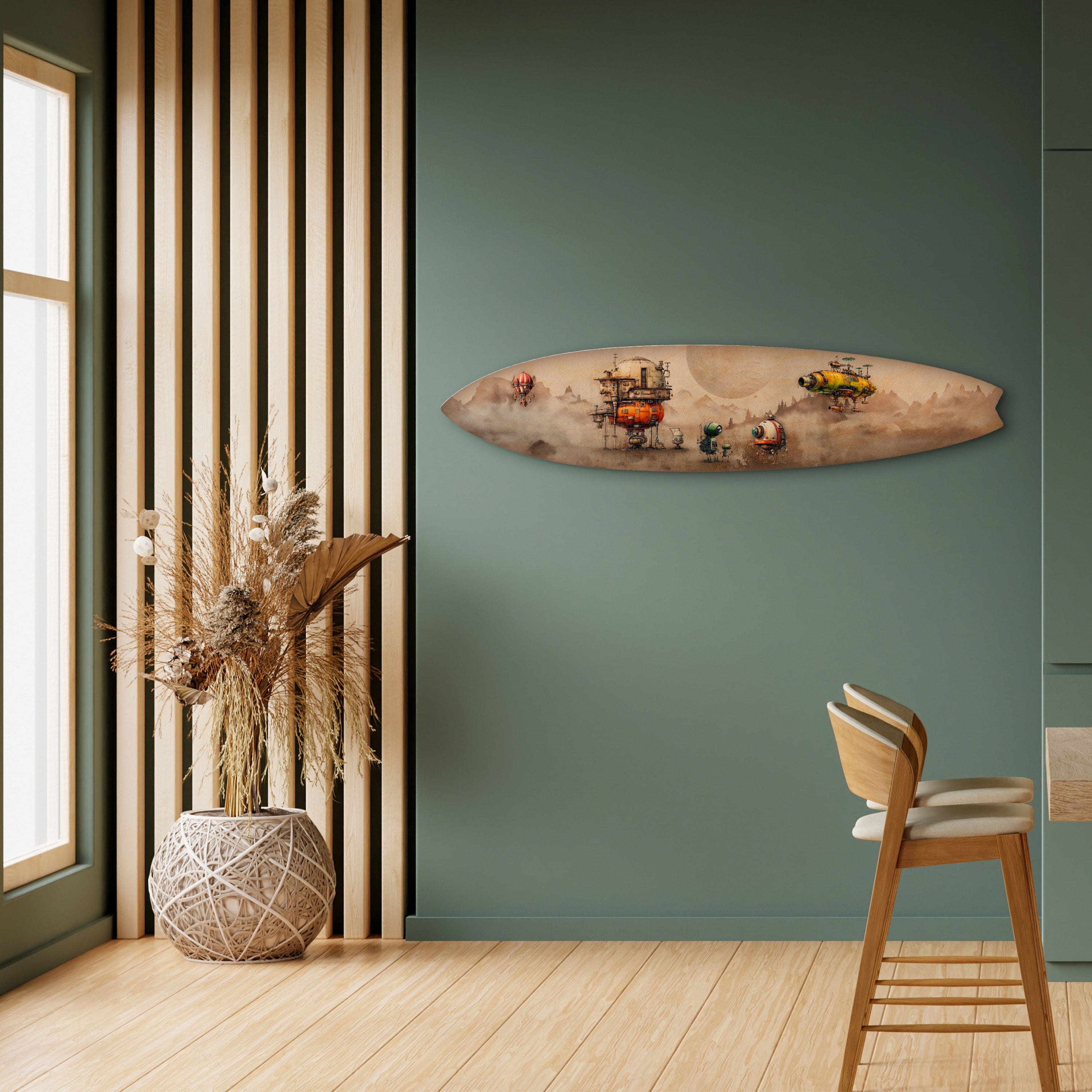 MACHINARIUM MACHINES Deko-Surfboard