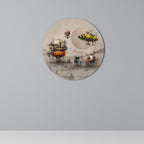 MACHINARIUM MACHINES Runde Wanddekoration Ø 69 cm
