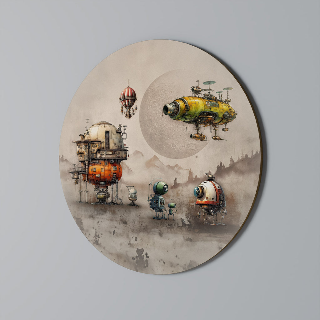 MACHINARIUM MACHINES Runde Wanddekoration Ø 69 cm